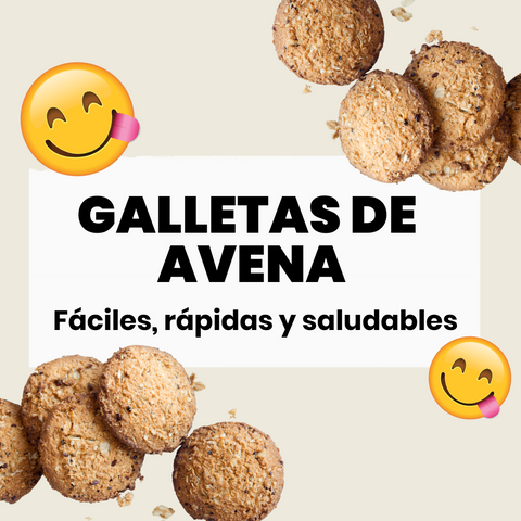 receta de galletas de avena