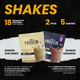 Shake en polvo sabor Vainilla 350 gramos