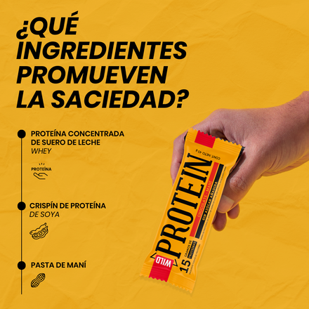 Wild Protein Chocolate Maní 16 unidades