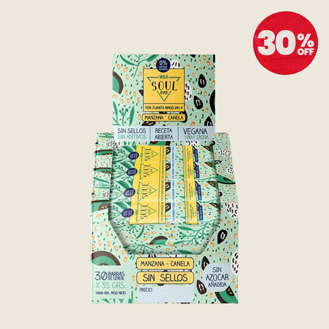 Soul Bar Manzana-Canela 30 unidades