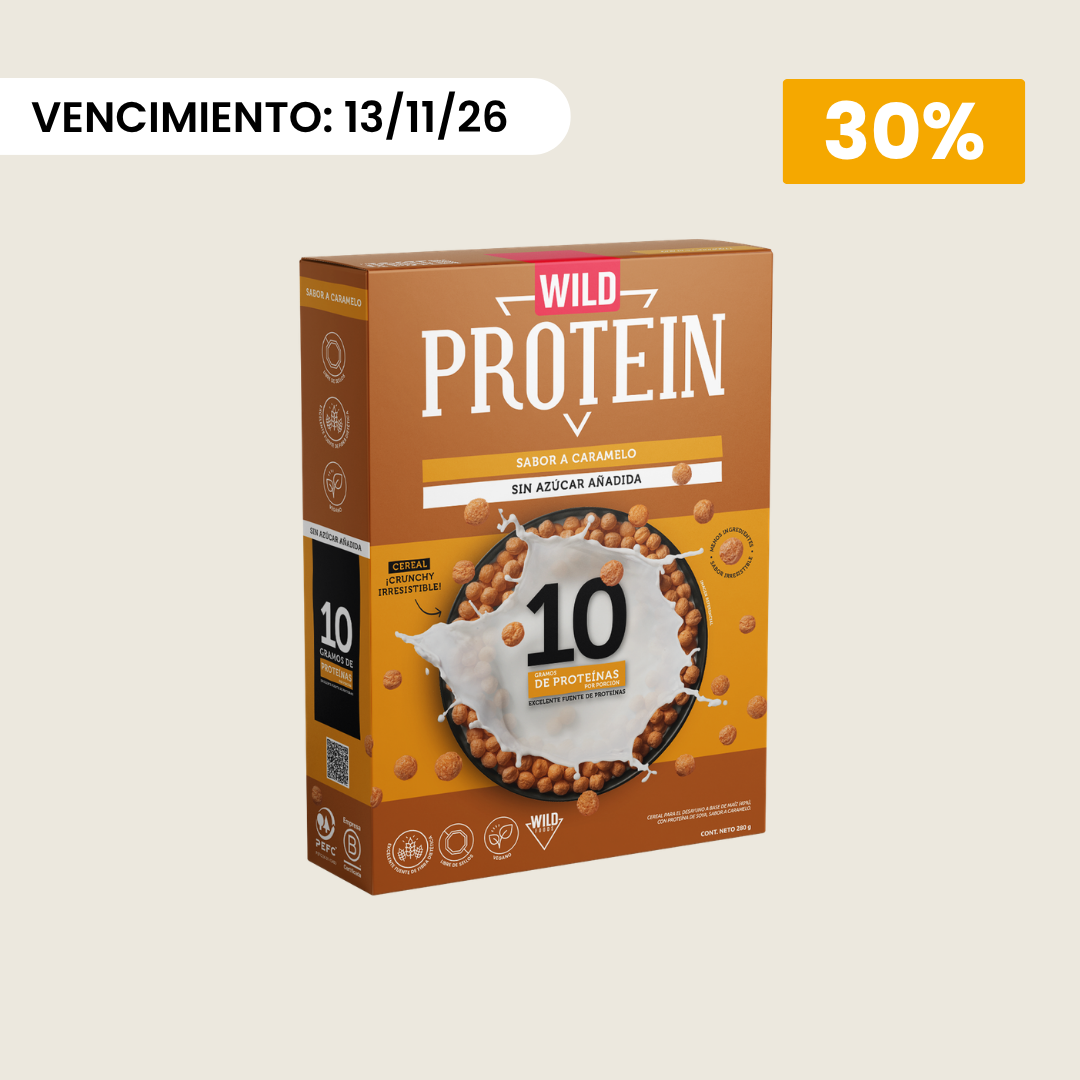 Wild Protein Cereal Caramelo (Corta VU)