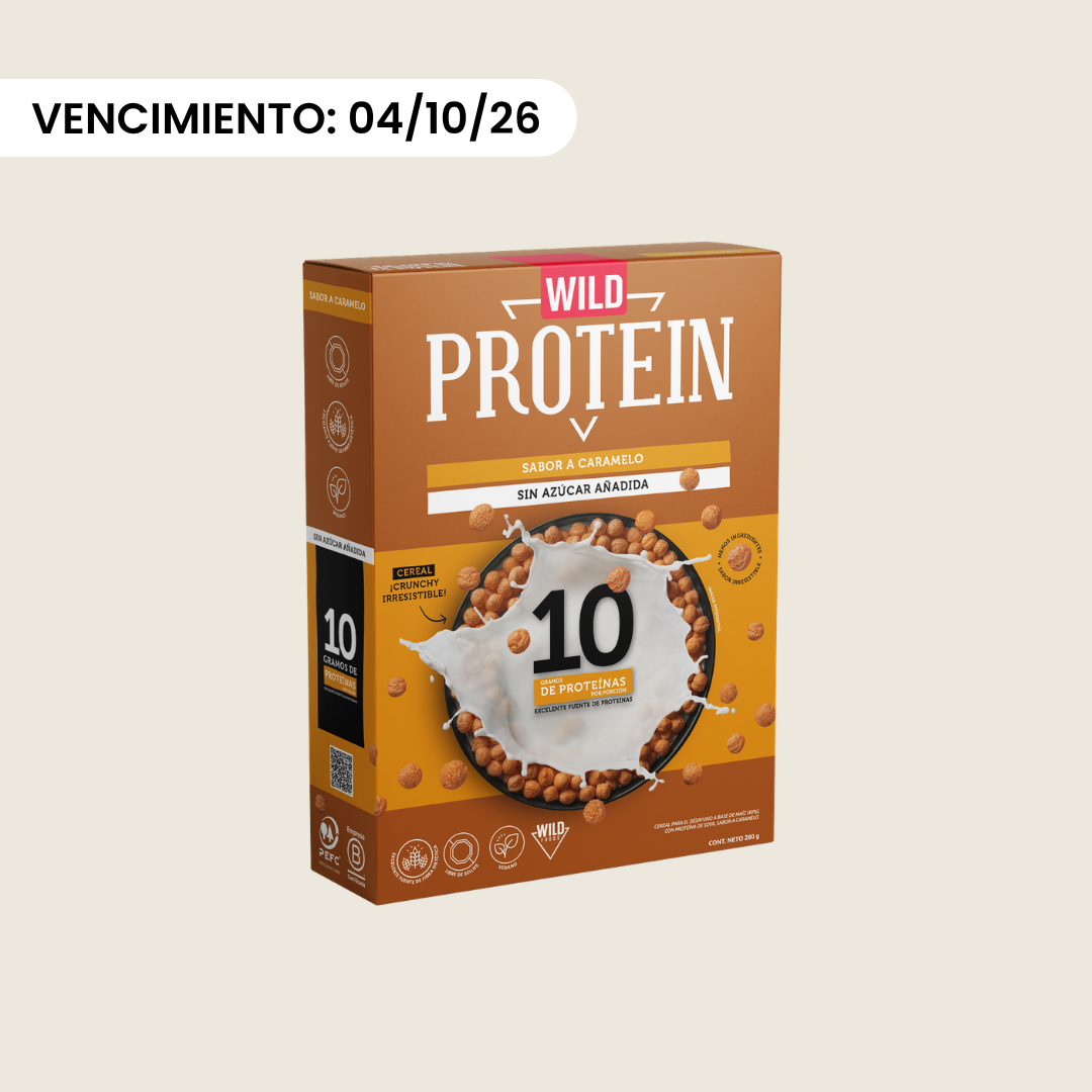 Wild Protein Cereal Caramelo (Corta VU)
