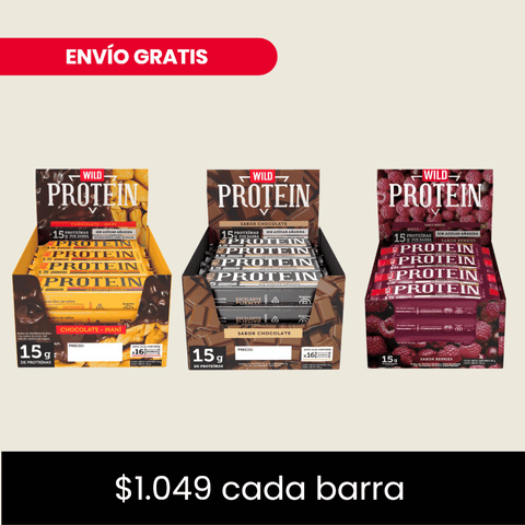 Pack x 48 Barritas Wild Protein ELIGE TU SABOR