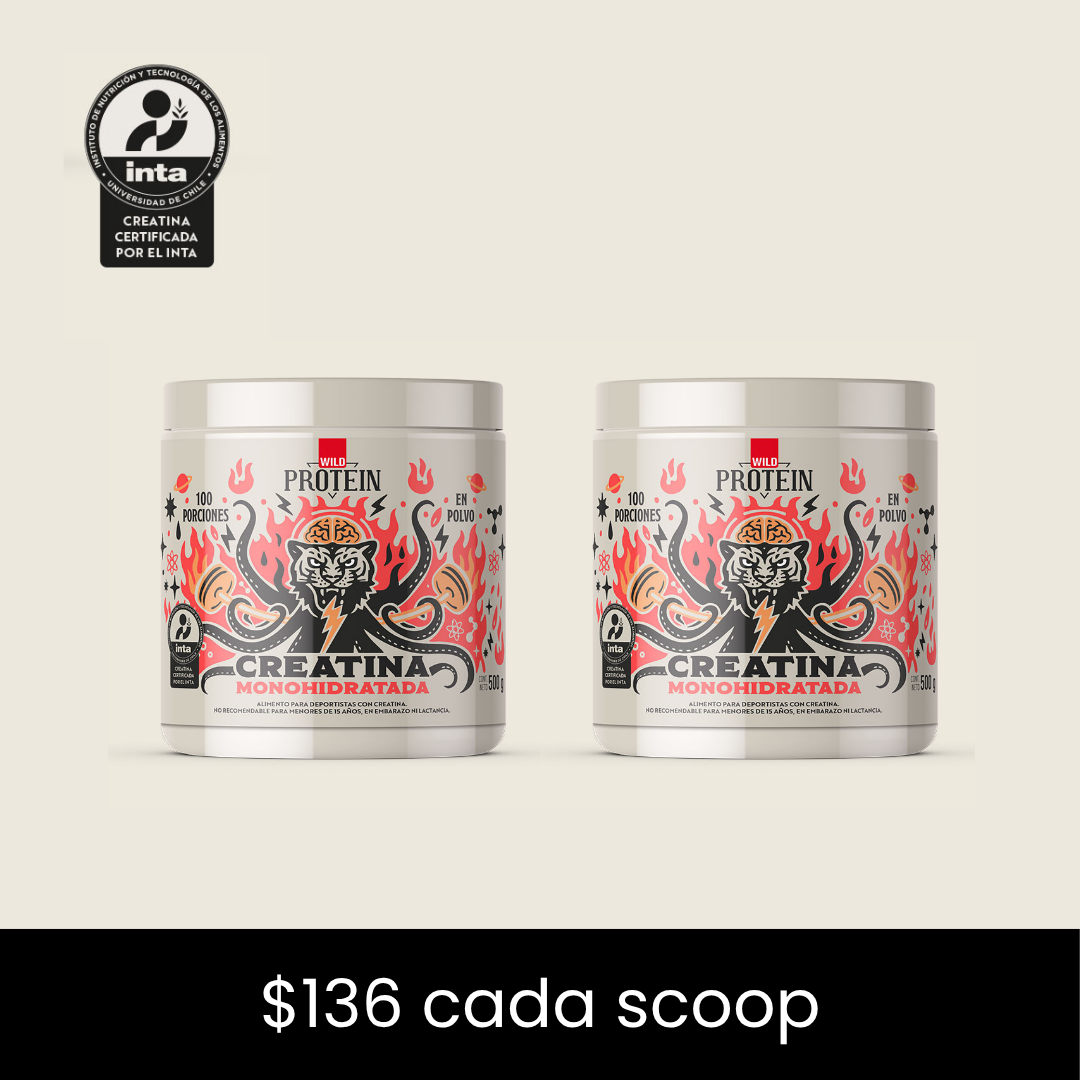 Pack x 2 Creatina Monohidratada 500g