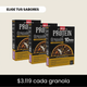 Pack 3 x Granola Wild Protein ELIGE TU SABOR