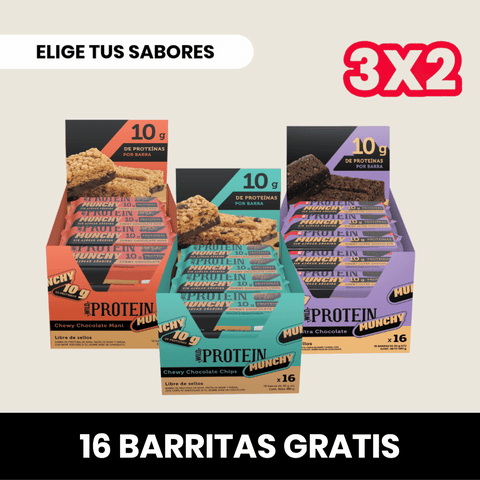 Pack 3 x Munchy Wild Protein ELIGE TU SABOR