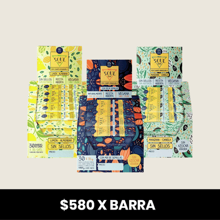 Pack 3 x Barritas Wild Soul ELIGE TU SABOR