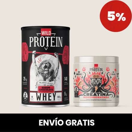 Pack Whey Protein 653g + Creatina 500g ELIGE TU SABOR