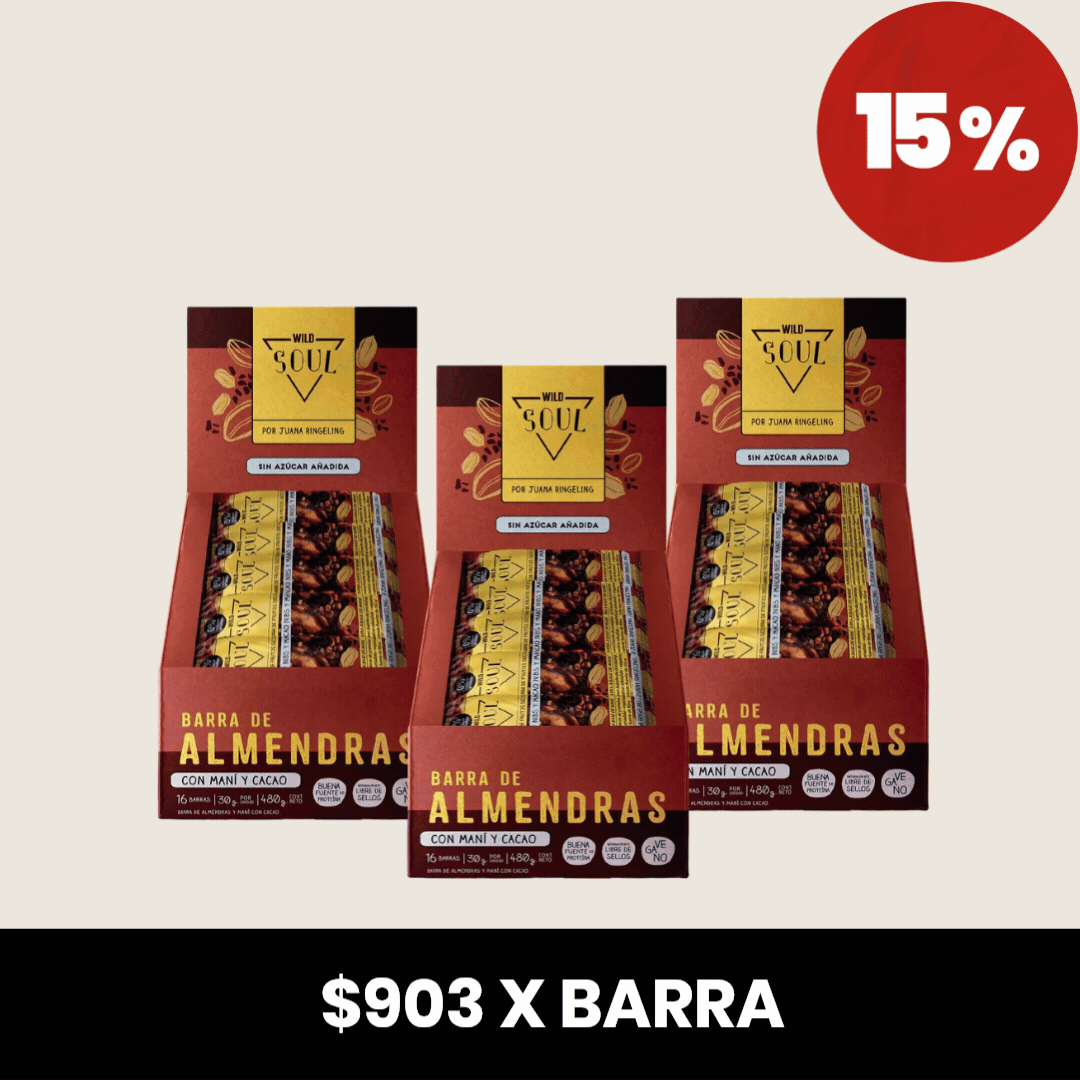 Pack x 3  Barra Frutos Secos ELIGE TU SABOR