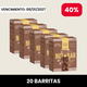 Pack x20 Barra de Frutos Secos Cacao Nibs Maní 4 unidades (Corta VU)