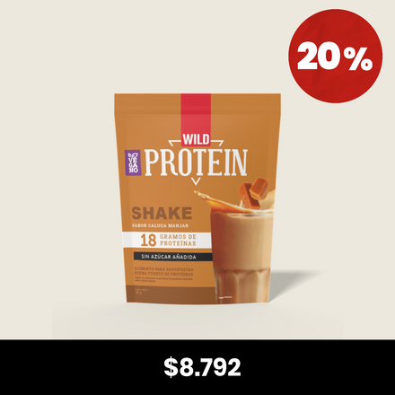 Shake en polvo sabor Manjar 350 gramos