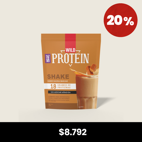 Shake en polvo sabor Manjar 350 gramos