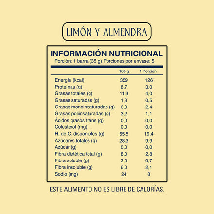 Soul Bar Limón 5 unidades