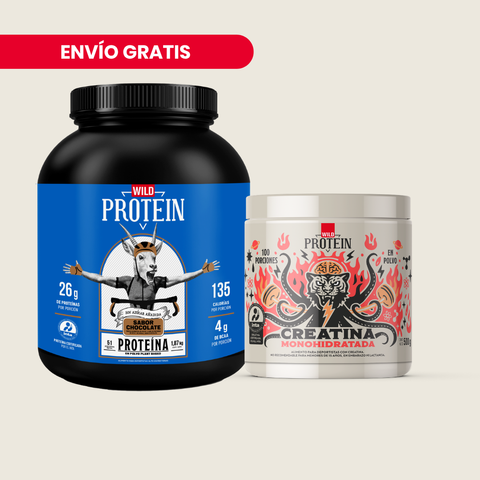 Pack Proteína en polvo sabor Chocolate + Creatina 500g