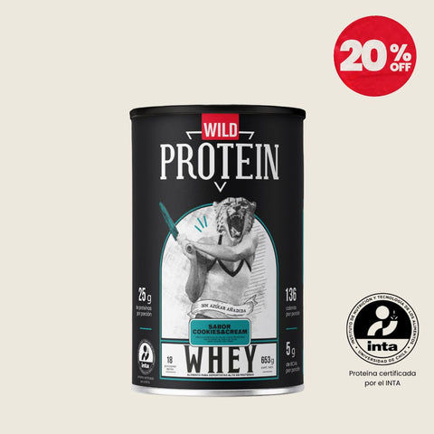 Wild Protein Whey Sabor Cookies & Cream 653 g