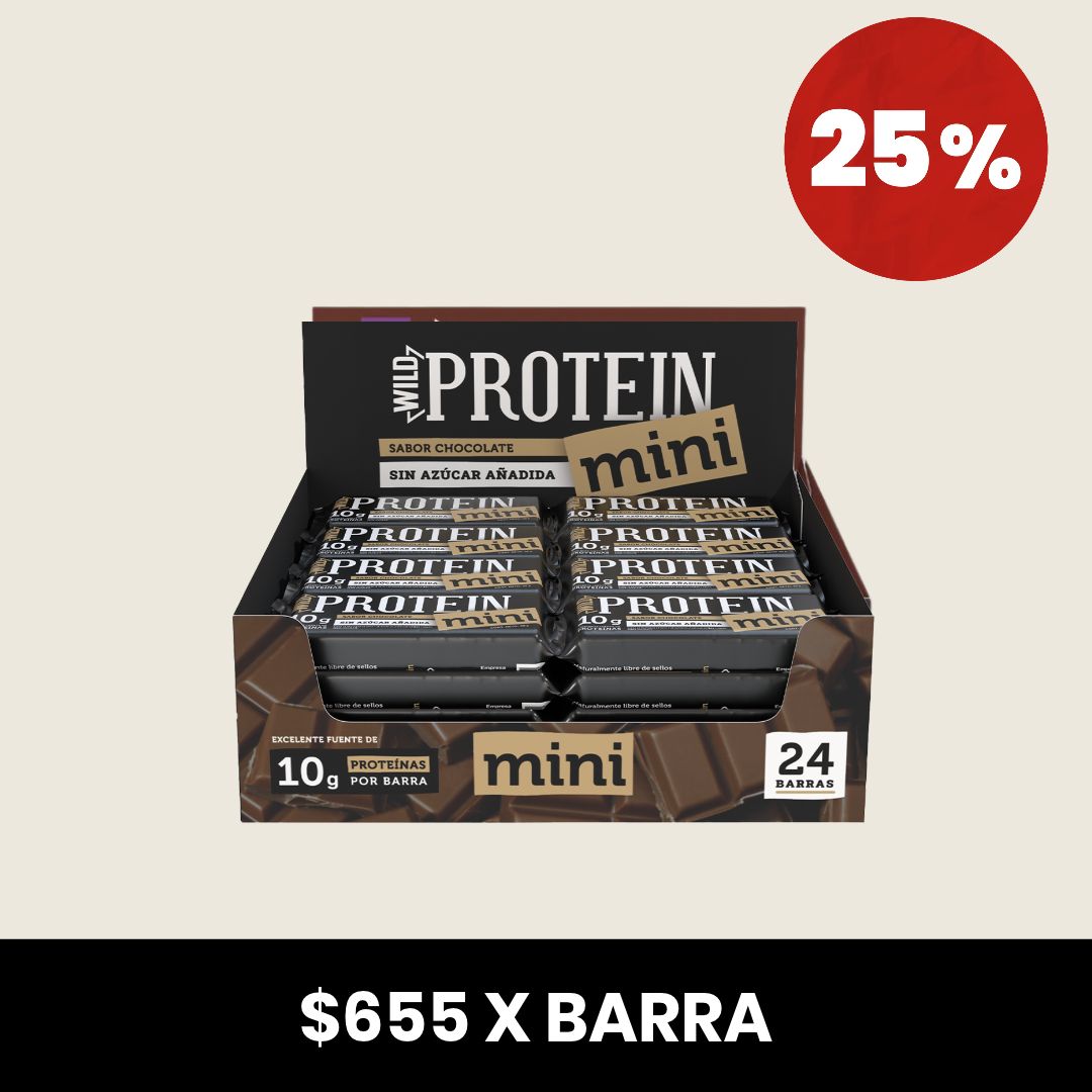 Wild Protein Mini Chocolate 24 unidades