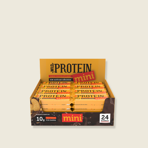 Wild Protein Mini Chocolate Maní 24 unidades