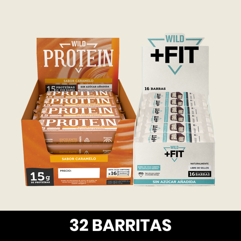 Pack Barritas Wild Protein + Wild Fit