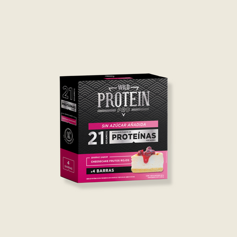 Barrita Wild Protein Pro Berries Cheesecake 4 unidades