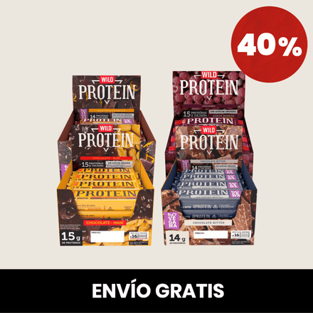 Pack x 64 Barritas Wild Protein SABORES SELECCIONADOS