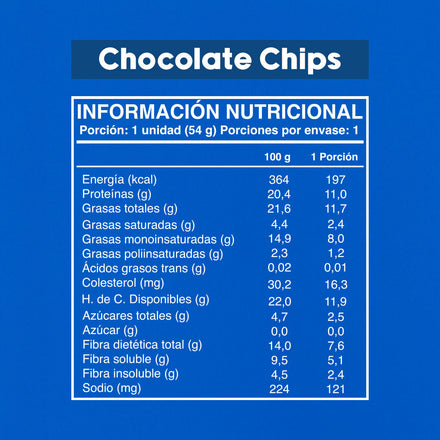 Wild Protein The Cookie Chocolate Chips 1 unidad