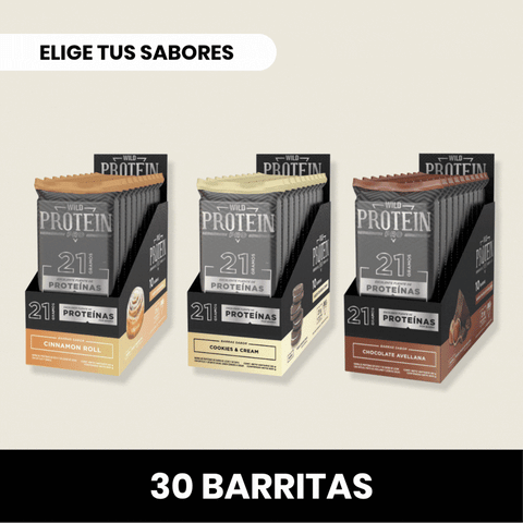 Pack 3 x Barritas Wild Protein Pro ELIGE TU SABOR