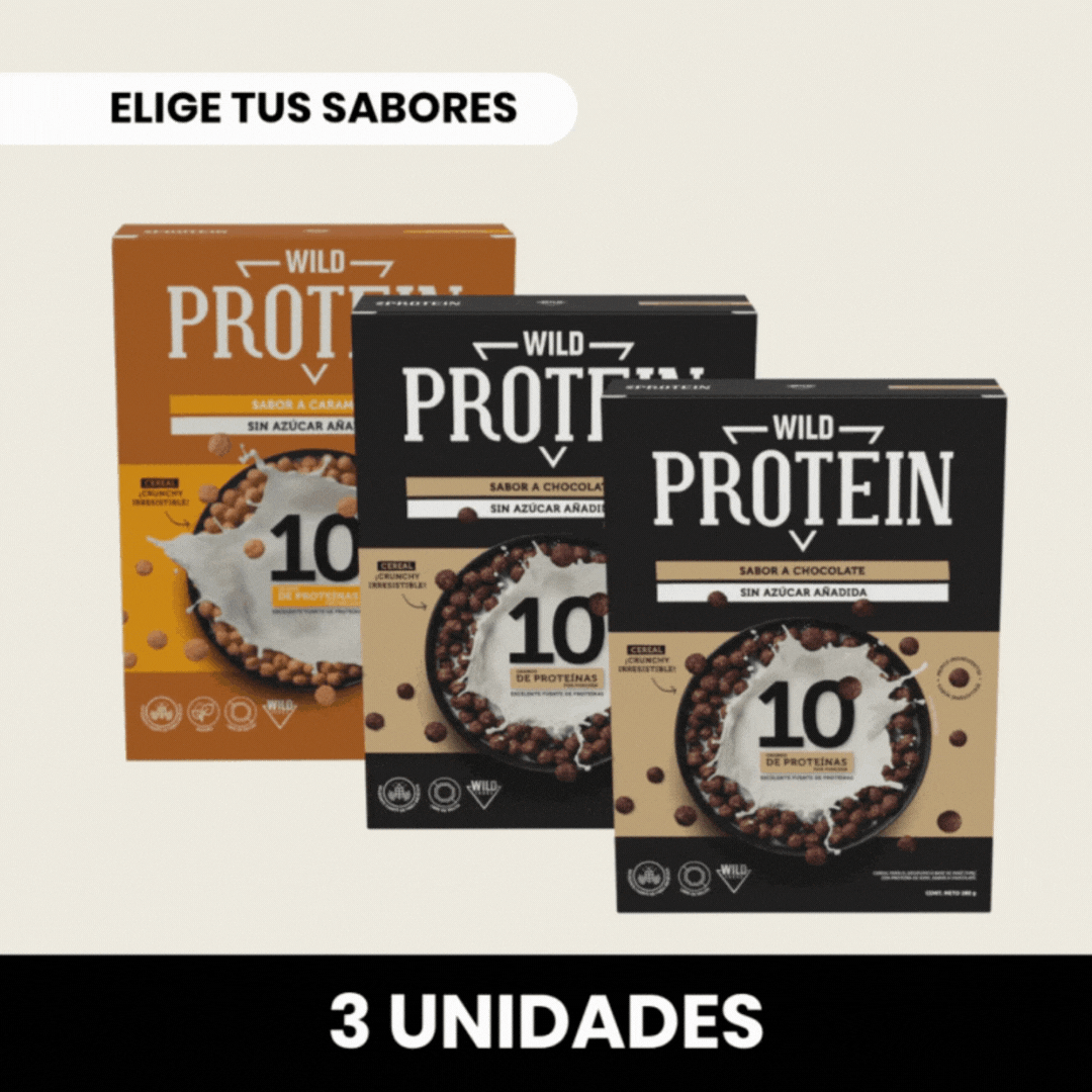 Pack 3 x Cereal Wild Protein ELIGE TU SABOR