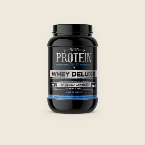 Whey Protein Deluxe Sabor Cookies & Cream 1 kg