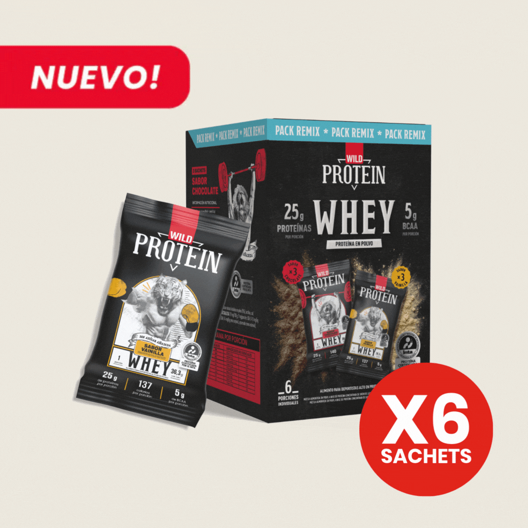 Pack Remix 6 Sachets Wild Protein Whey