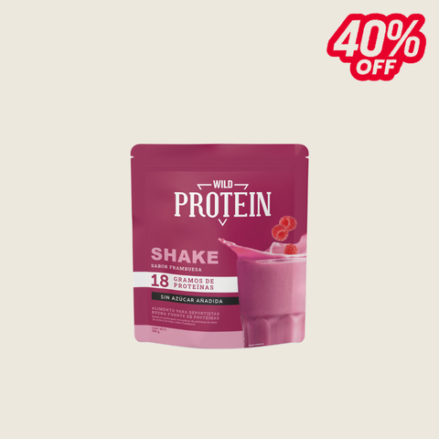 Shake en polvo sabor Frambuesa 350 gramos