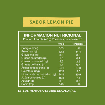 Wild Protein Lemon Pie 16 unidades