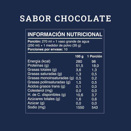Shake en polvo sabor Chocolate 350 gramos