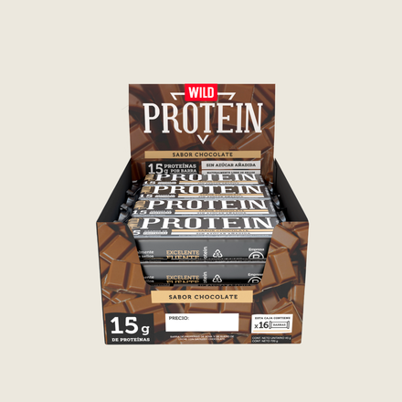 Wild Protein Chocolate 16 unidades