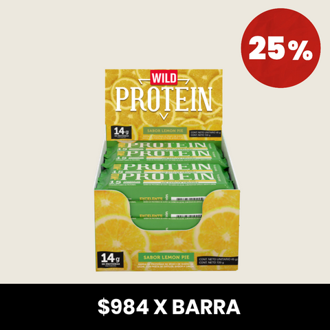 Wild Protein Lemon Pie 16 unidades